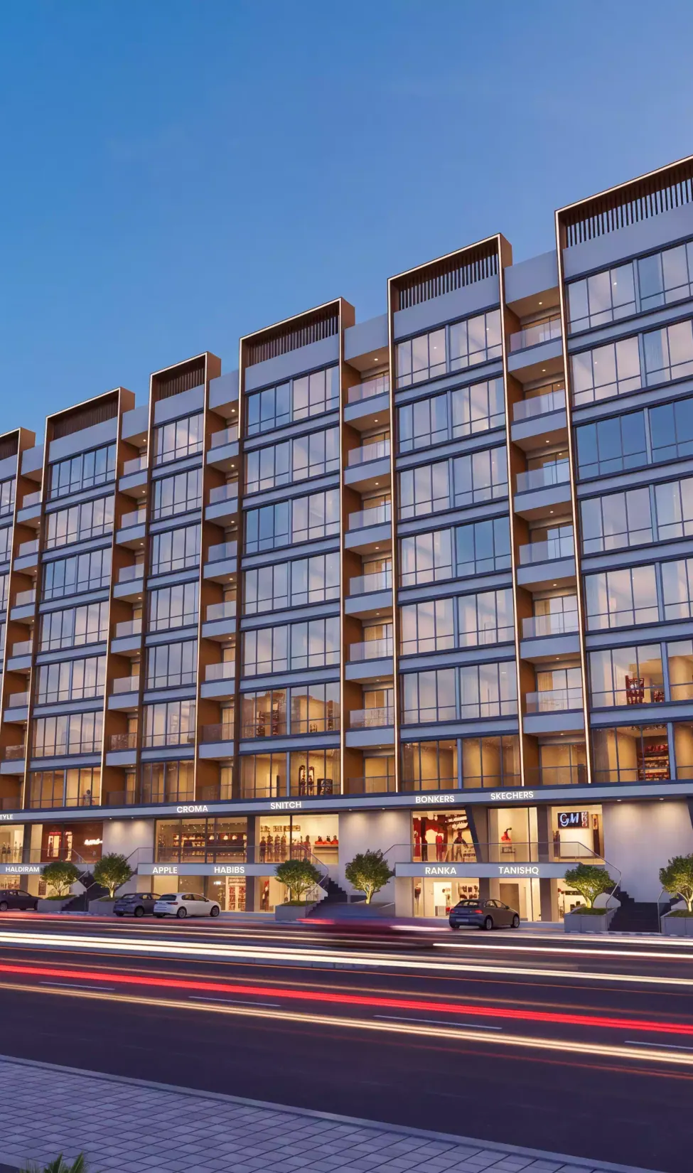 Uptown Plaza, Ambegaon Pathar - Amenities high street