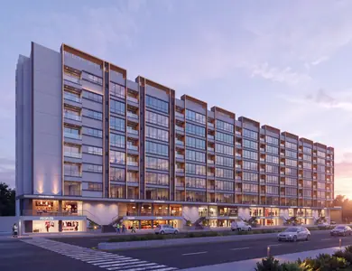 Uptown Plaza, Ambegaon Pathar - Elevation dusk