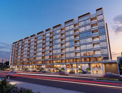 Uptown Plaza, Ambegaon Pathar - Elevation evening
