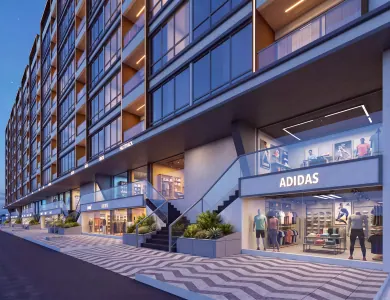 Uptown Plaza, Ambegaon Pathar - Shopfronts daytime